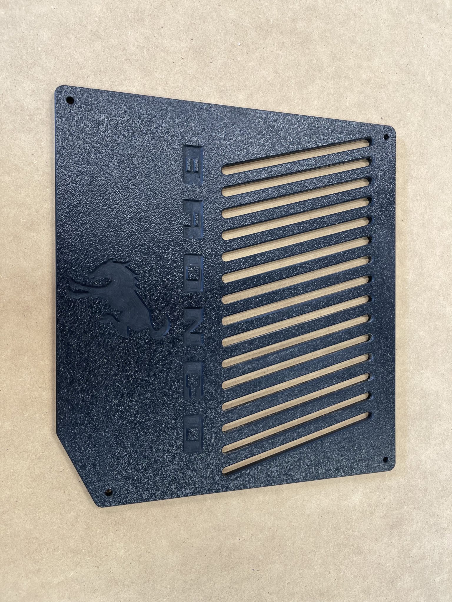 Ford Bronco Subwoofer Enclosure with Grille SRQ Customs