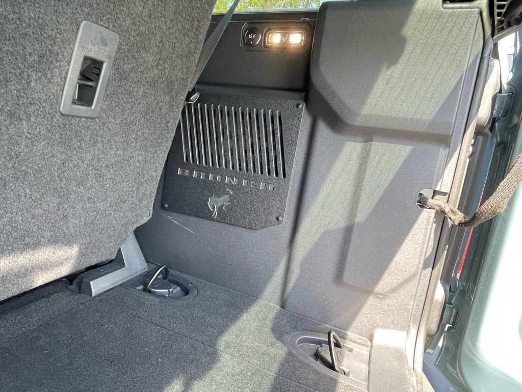 Ford Bronco Subwoofer Enclosure with Grille SRQ Customs